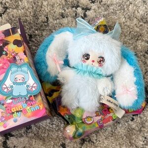 Lila’s Rainbow Candy Bunny - Two eye 👁️ colors to choose from!